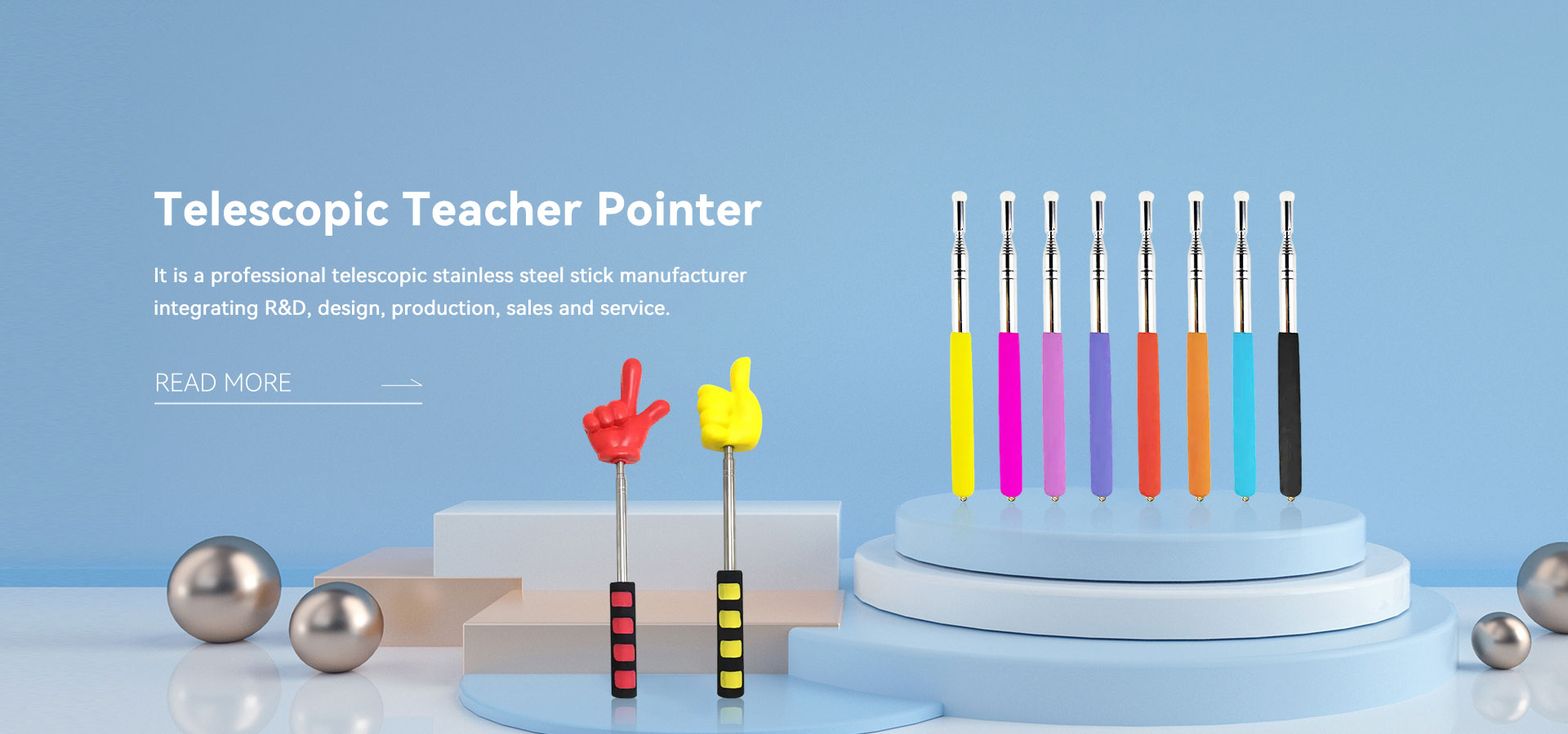 Továrna Pu Finger Reading Stick